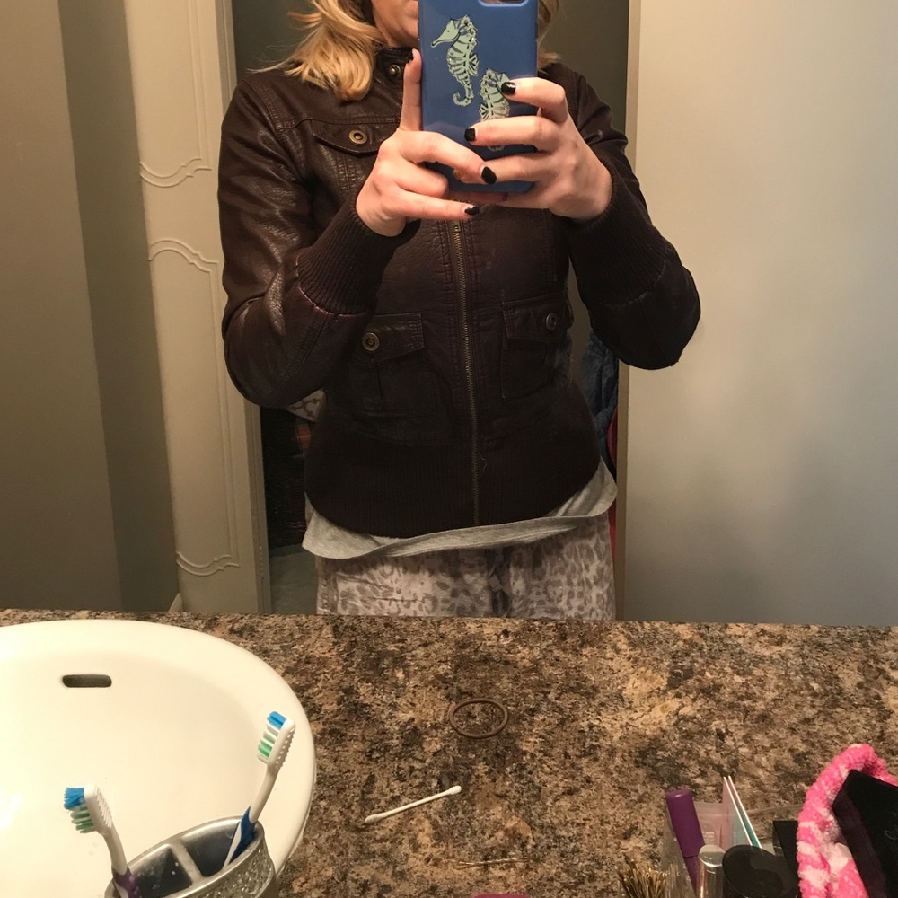 Leather jacket